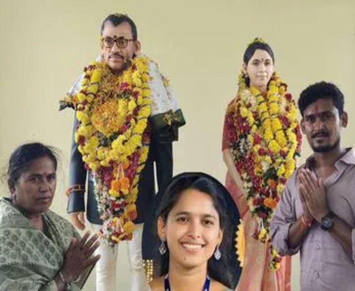 సైంటిస్టు అశ్విని, ఆమె తండ్రి విగ్రహాల ఏర్పాటు