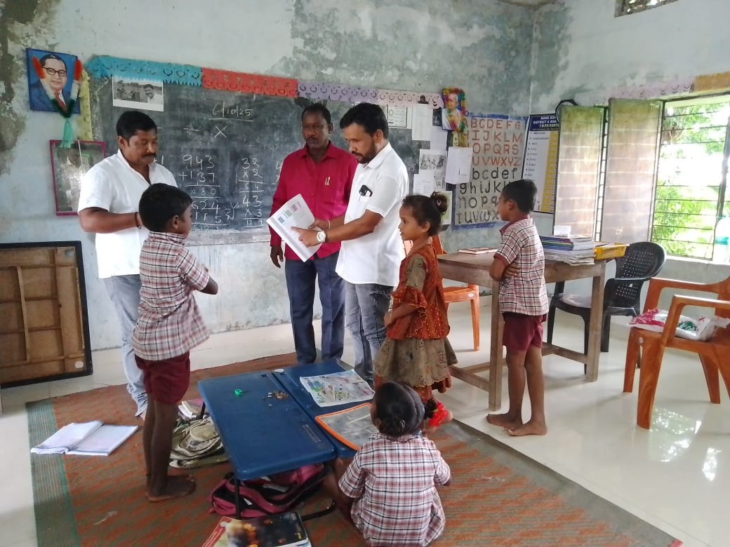 ప్రభుత్వ పాఠశాలలో తనిఖీ