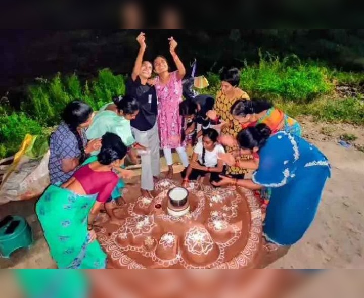ఘనంగా పాలల్లో చందమామ కార్యక్రమం