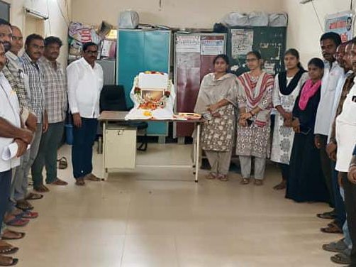 మధిర మున్సిపాల్ కార్యాలయంలో వాల్మీకి జయంతి