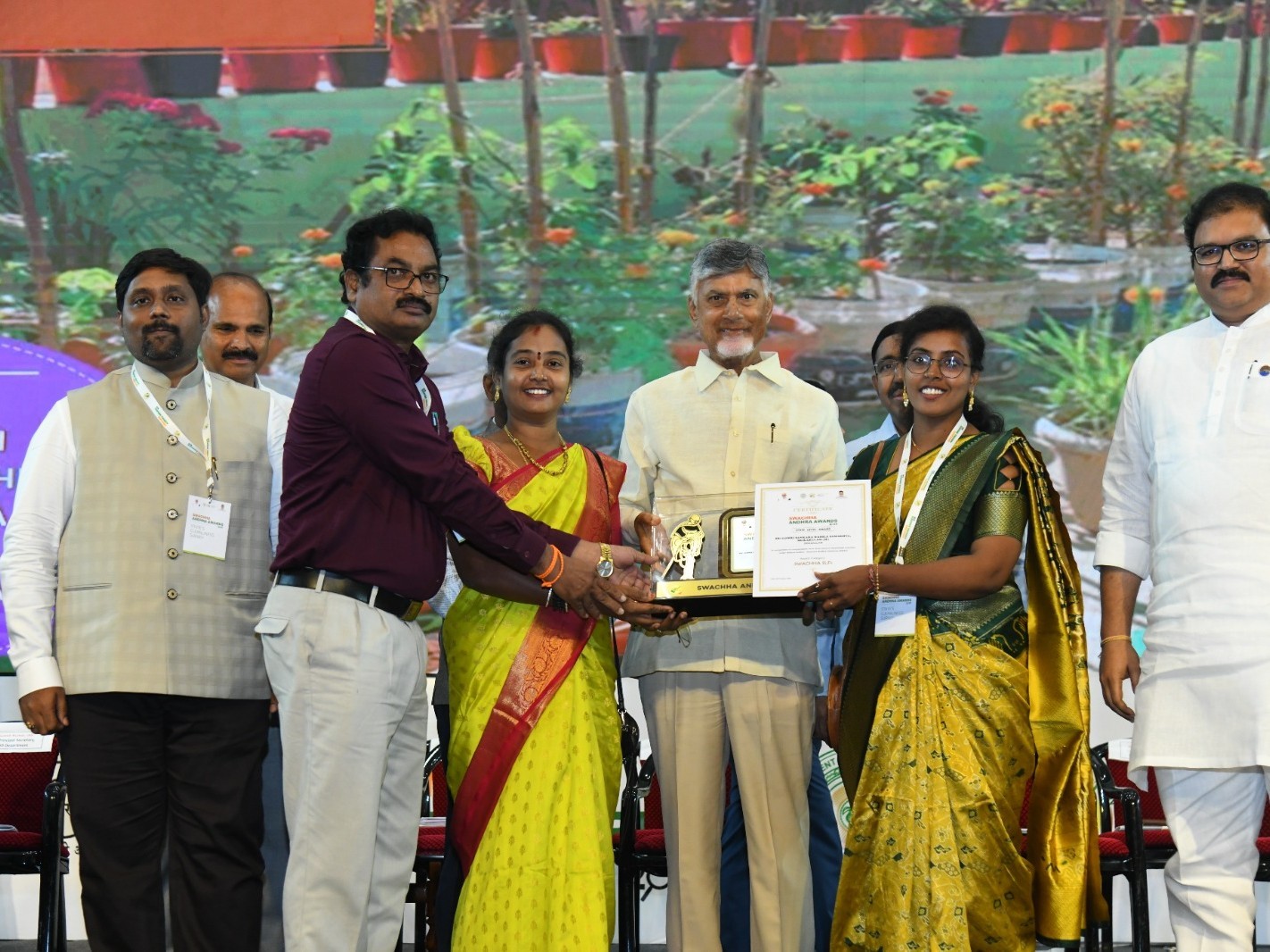 శ్రీకాకుళం జిల్లాకు రాష్ట్రస్థాయి అవార్డు