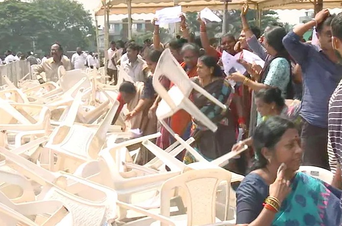 విశాఖలో టెన్షన్.. టెన్షన్