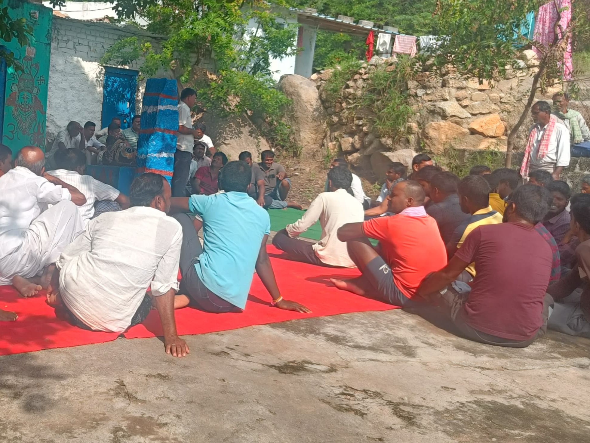 ఆలయ నిర్మాణం పై సమావేశం ఏర్పాటు