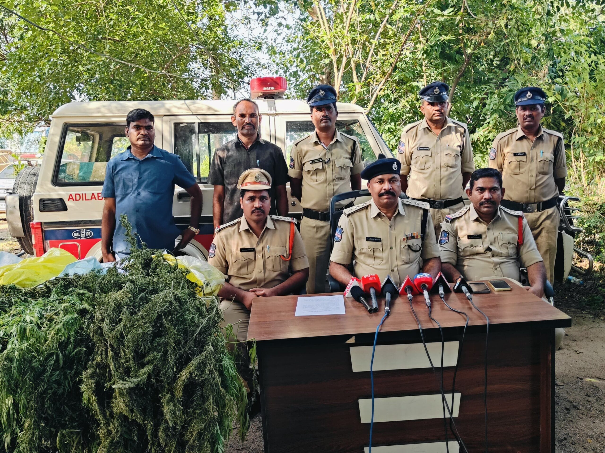 గంజాయిని ఉక్కు పాదంతో అణచివేస్తాం: DSP