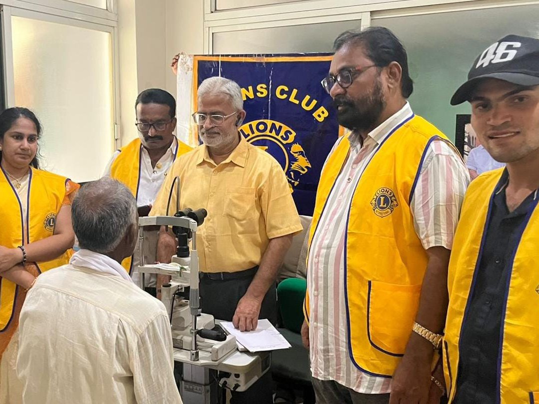 లయన్స్ క్లబ్ ఆధ్వర్యంలో కంటి వైద్య పరీక్షలు