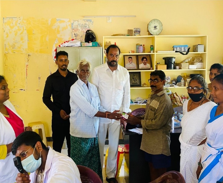 ఉచిత కంటి వైద్య శిబిరం..400 మందికి కంటి పరీక్షలు