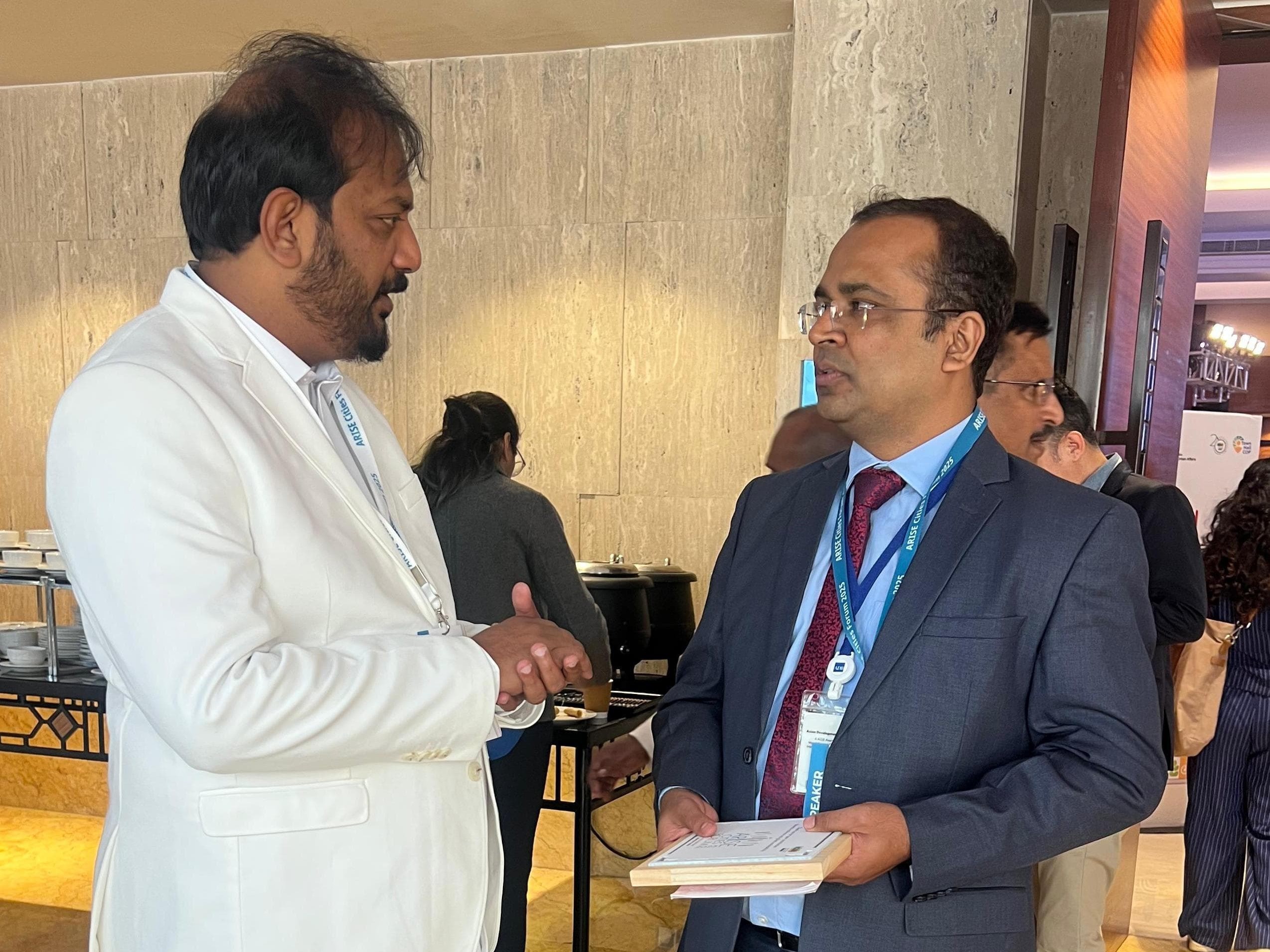 ప్రత్యూష్ కాంత్‌ను కలిసిన తుడా ఛైర్మెన్