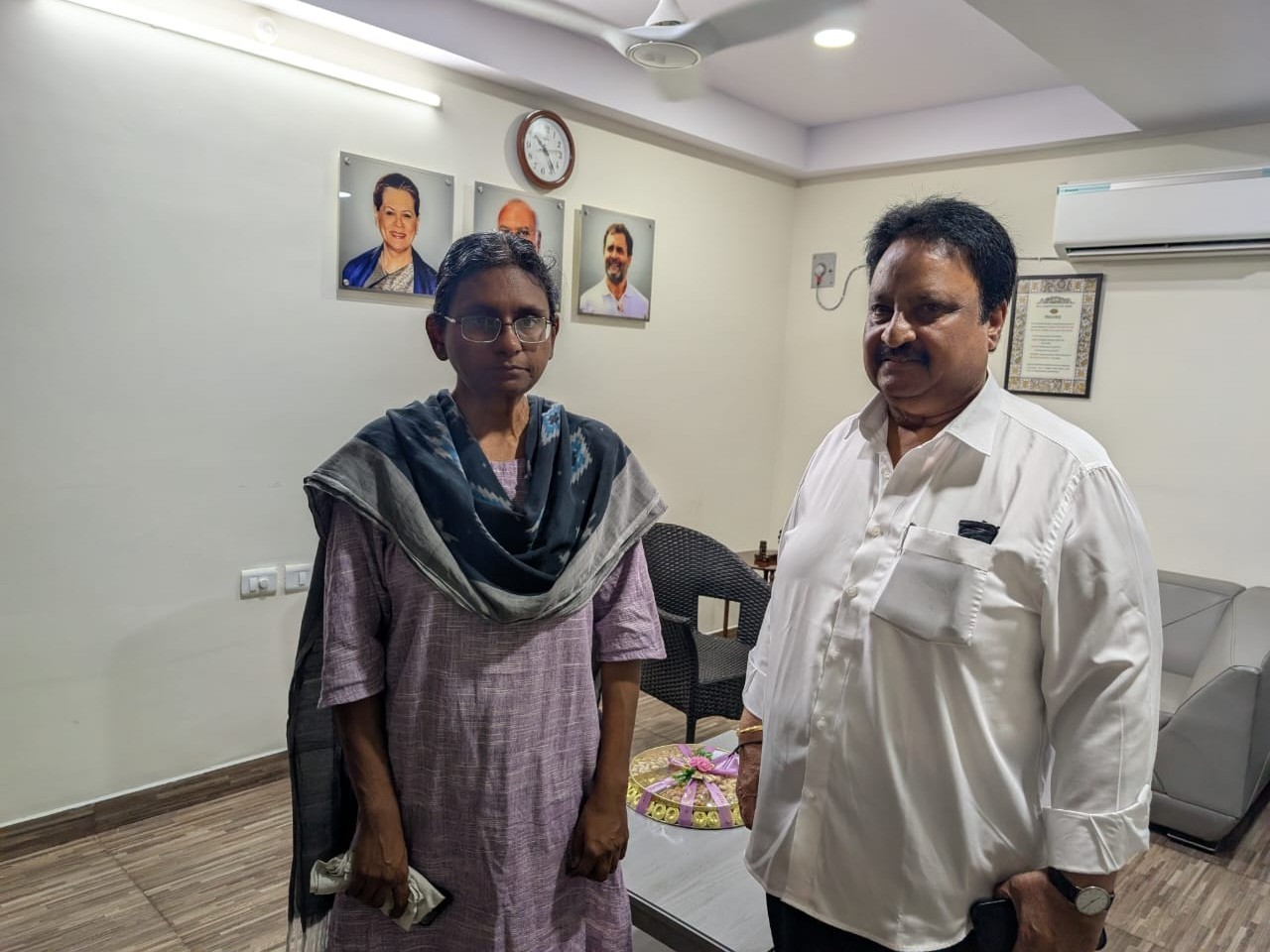 మీనాక్షి నటరాజన్‌ను కలిసిన జితేందర్ రెడ్డి