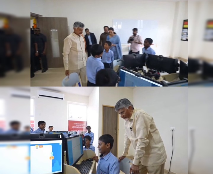 నందగోకులం స్కూల్‌‌ను ప్రారంభించిన సీఎం