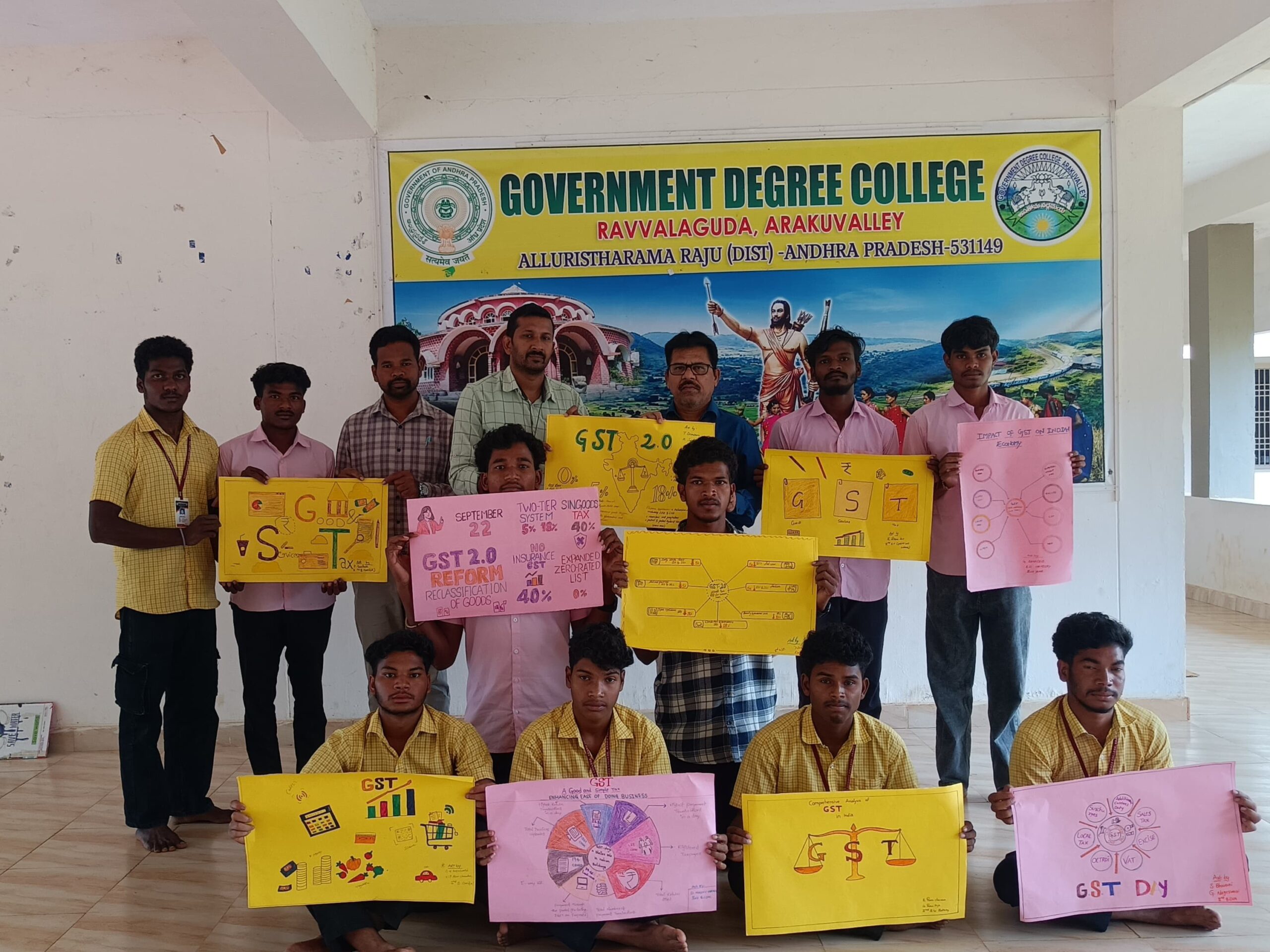 జీఎస్టీ 2.Oపై విద్యార్ధులకు అవగాహన పోటీలు