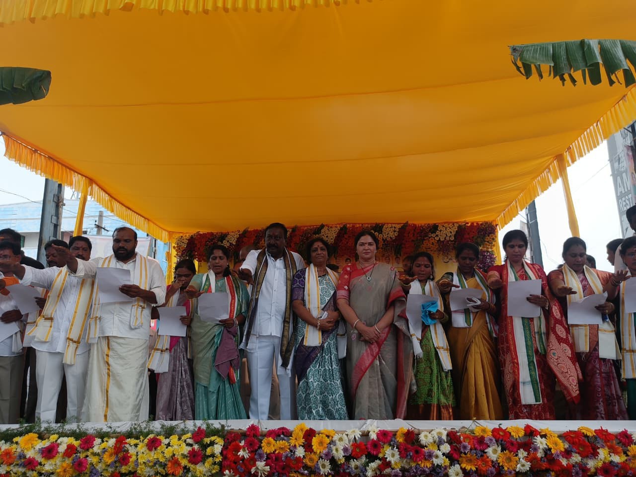 ఆలయ పాలక మండలి  సభ్యుల ప్రమాణ స్వీకారం