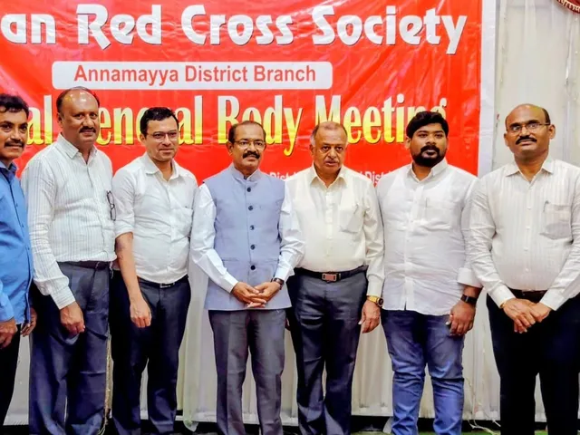 రెడ్ క్రాస్ సొసైటీ కార్యవర్గఎన్నిక ప్రమాణ స్వీకారం
