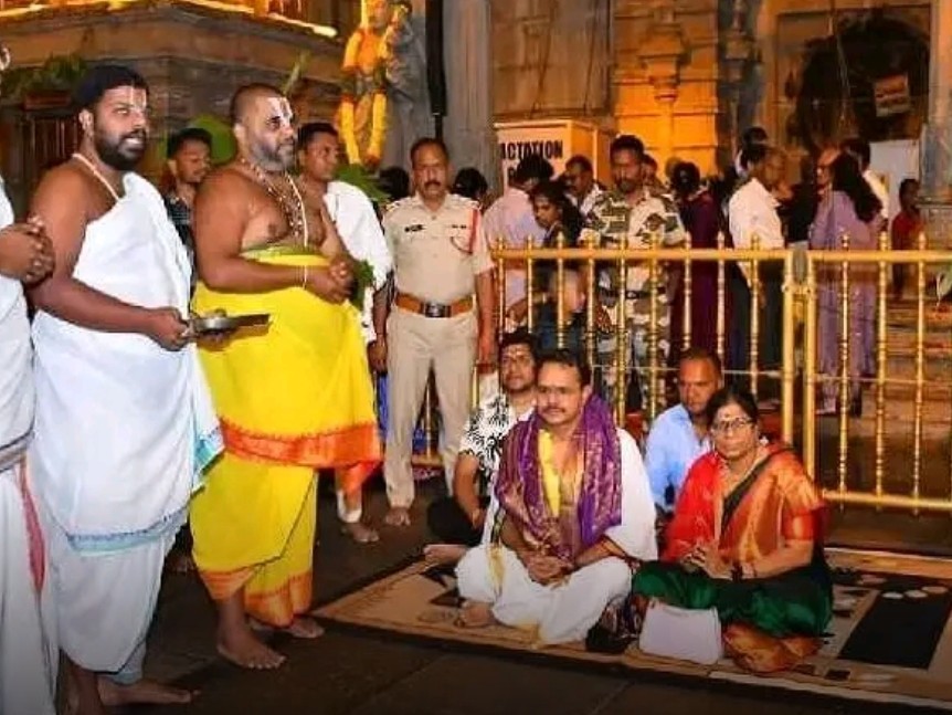 లక్ష్మీనరసింహుడి సేవలో టీజీపీఎస్సీ ఛైర్మన్