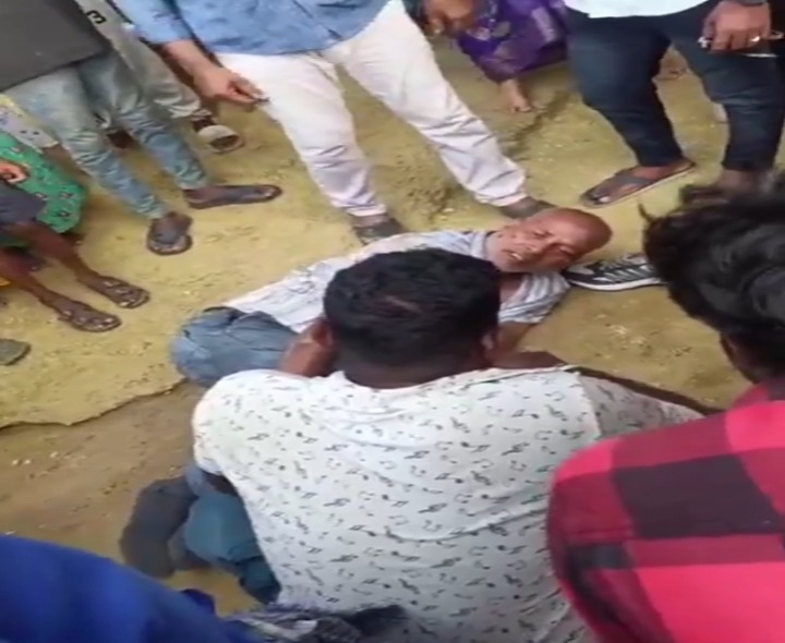 మనుబోలులో.. ఓ దొంగకు దేహశుద్ధి