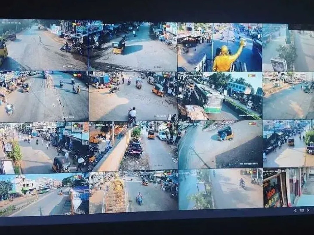 33 సీసీ కెమెరాలు నిఘా నీడలో రైల్వే కోడూరు