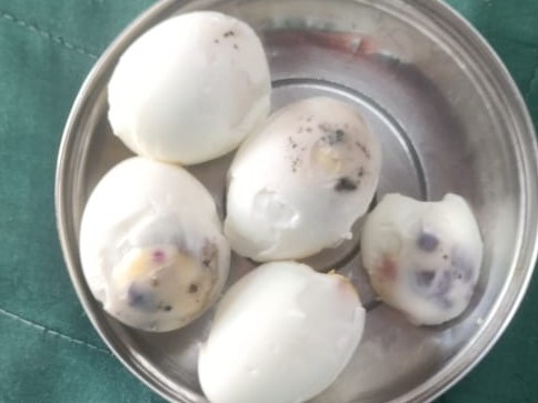 అంగన్‌వాడీ కేంద్రంలో కుళ్లిన గుడ్లు