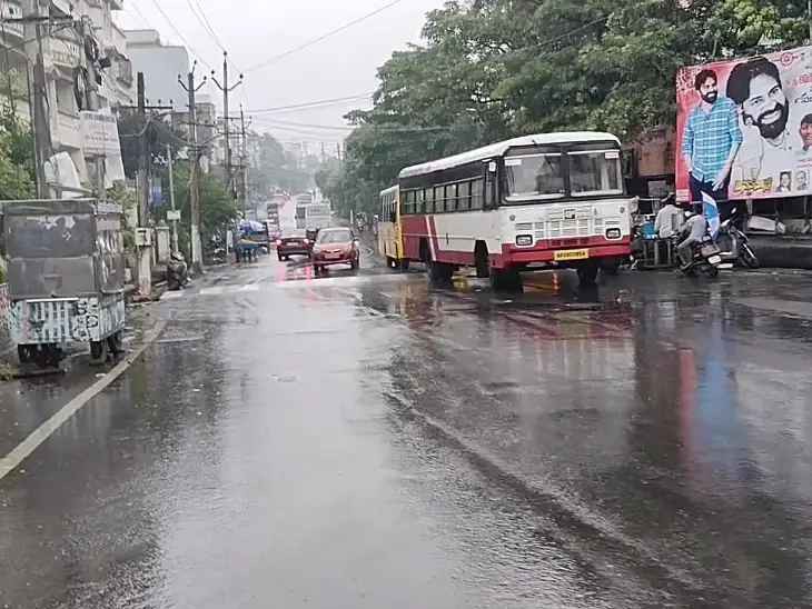 విశాఖలోని పలు ప్రాంతాల్లో వర్షం