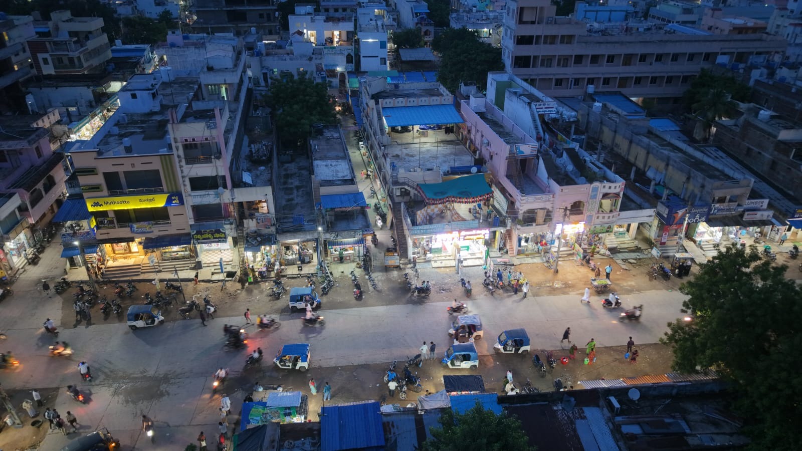 పామూరులో జల్లెడ పట్టిన పోలీసులు