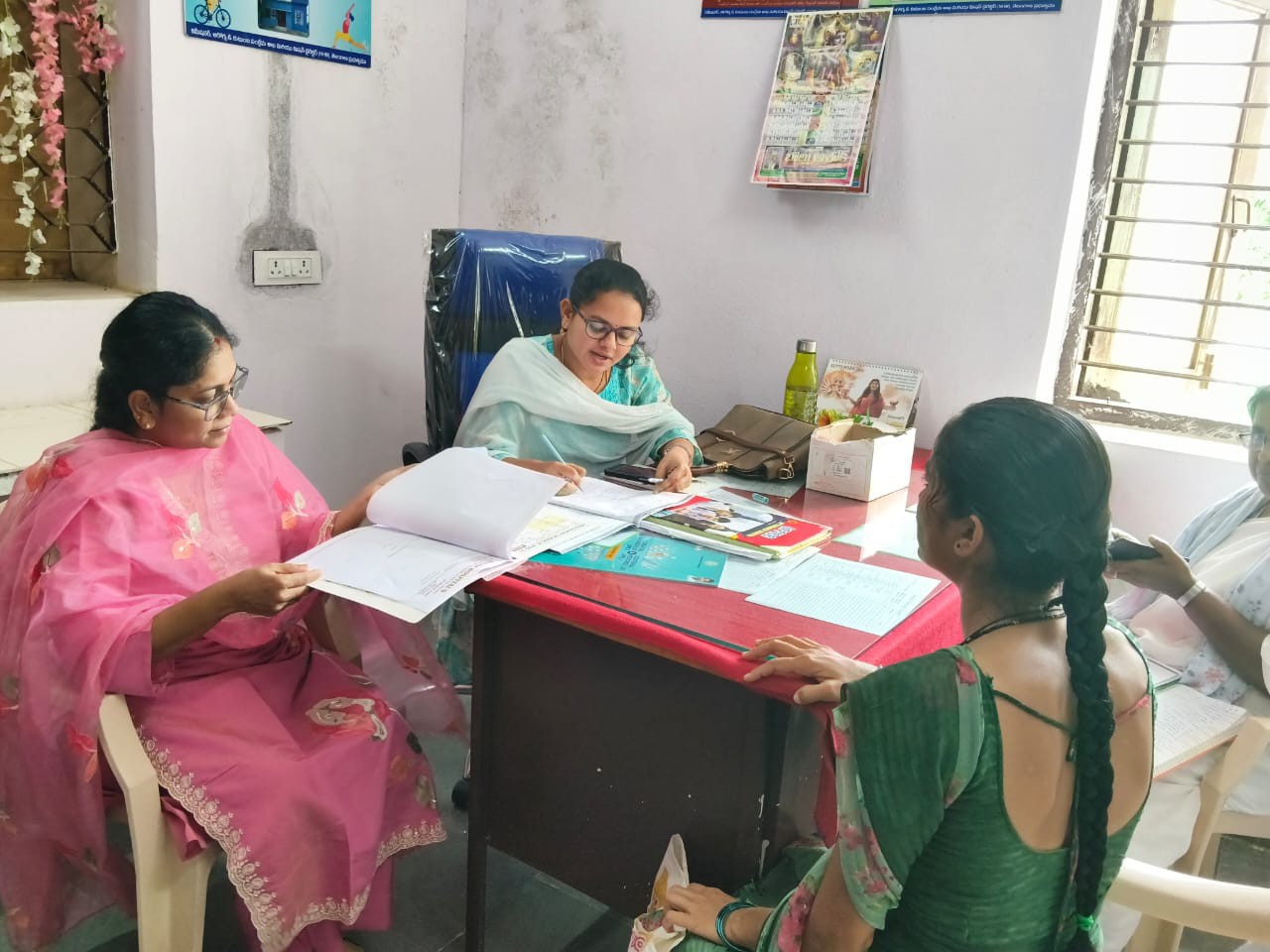 లింగంపేట్ PHCలో అమ్మఒడి కార్యక్రమం