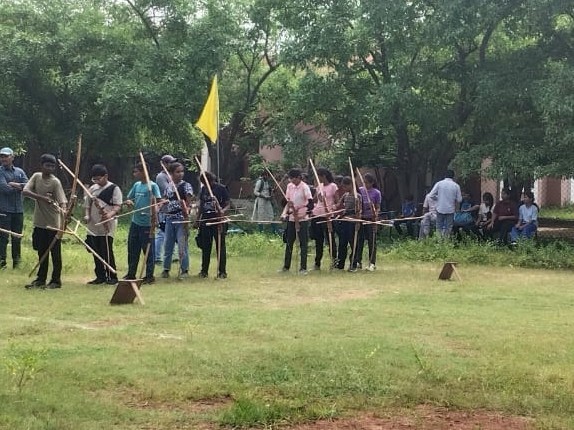 రాష్ట్ర స్థాయి ఆర్చరీ పోటీలకు  విద్యార్థుల ఎంపిక