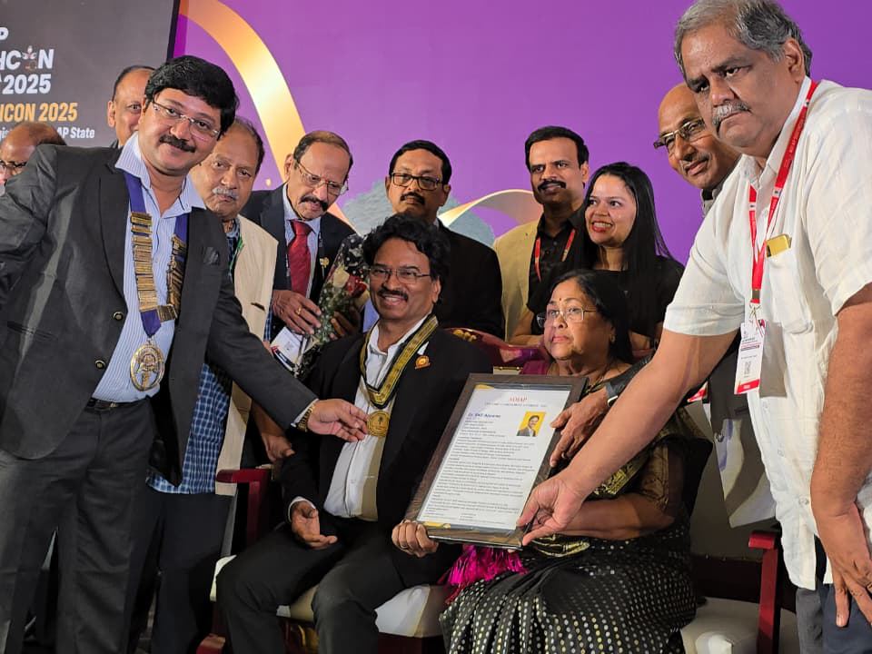 డాక్టర్‌ అప్పారావుకు ‘లైఫ్ టైం అచీవ్‌మెంట్ అవార్డు’