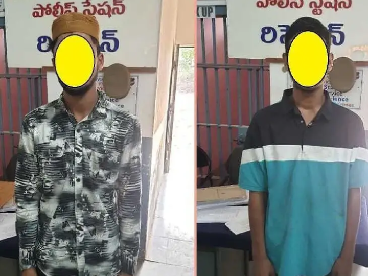 బాలికలను ఆటపట్టించిన ఇద్దరి అరెస్టు