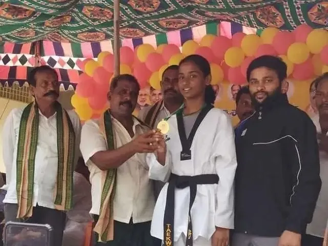 రైల్వే కోడూరు సోహితకు గోల్డ్ మెడల్