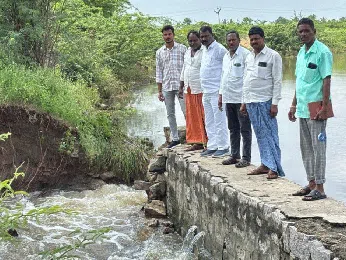 ఎల్లమ్మ చెరువు కత్వా గండి పరిశీలన