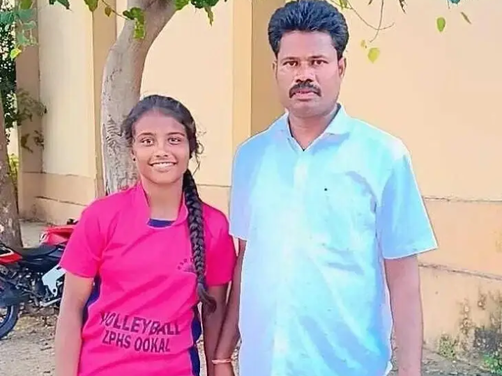రాష్ట్ర స్థాయి వాలీబాల్ పోటీలకు ఊకల్ విద్యార్థిని ఎంపిక