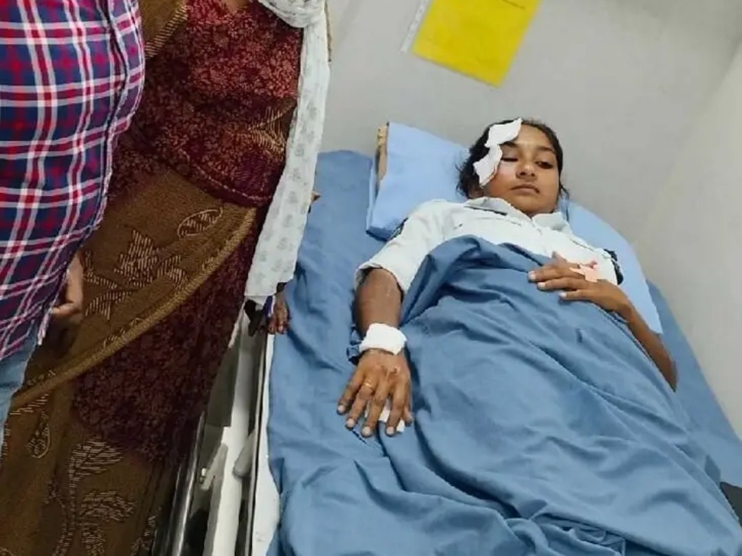 మహిళా కానిస్టేబుల్‌కు గాయాలు