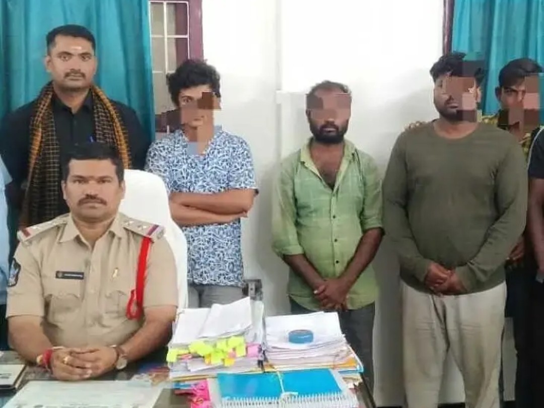 రాజధాని నిర్మాణ సామాగ్రి చోరీ.. ఐదుగురి అరెస్ట్