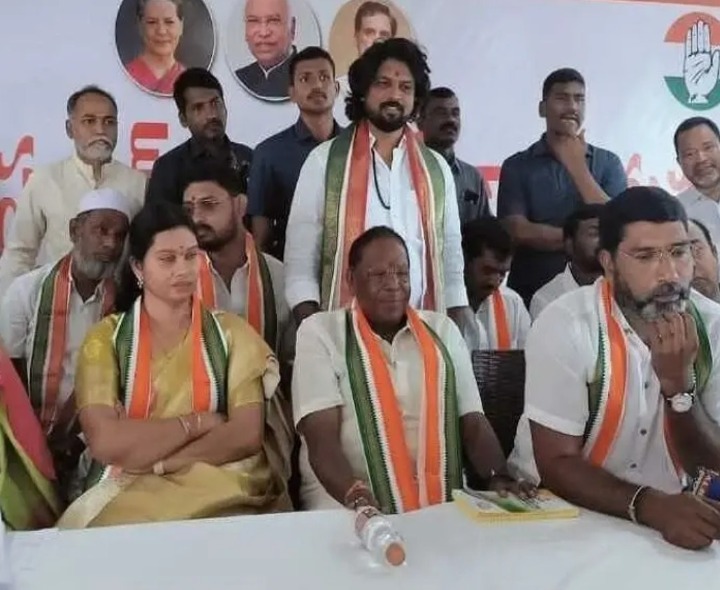 దేశ అభివృద్ధి కాంగ్రెస్ పార్టీతోనే సాధ్యం: మాజీ సీఎం