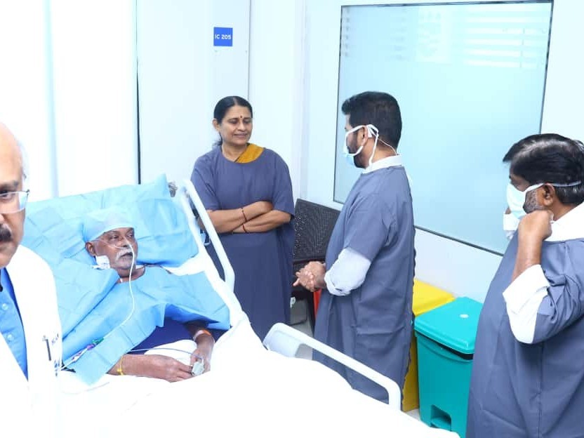ఎమ్మెల్యేను పరామర్శించిన ముఖ్యమంత్రి