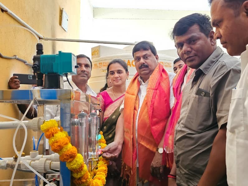 RO వాటర్ ప్లాంట్‌ను ప్రారంభించిన ఎమ్మెల్యే