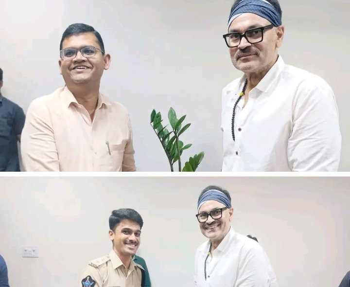 ఎమ్మెల్సీ నాగబాబును కలసిన జిల్లా కలెక్టర్, ఎస్పీ
