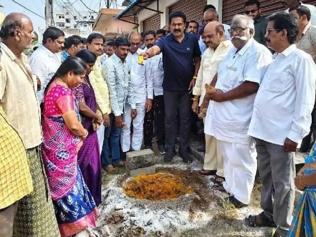తాడిగడప, కానూరులో అభివృద్ధి పనులకు శంకుస్థాపన