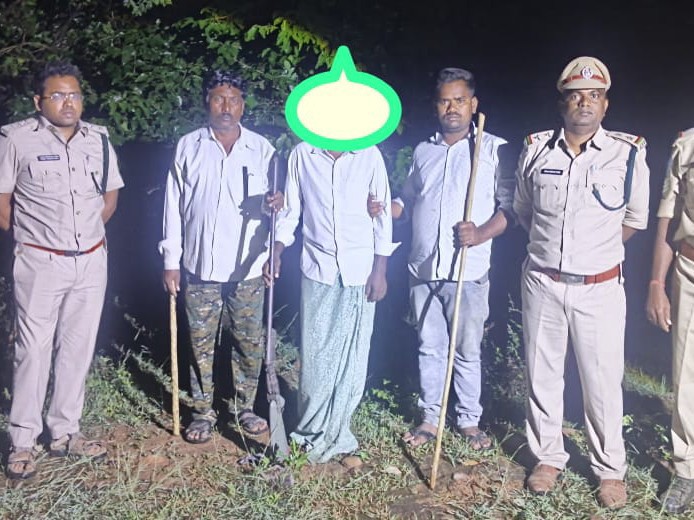 గిద్దలూరులో వన్యప్రాణి వేటలో వ్యక్తి అరెస్ట్