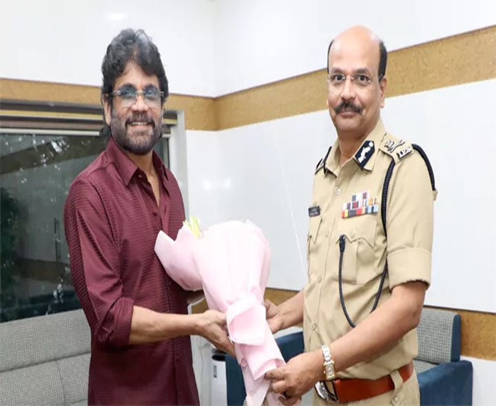 డీజీపీని కలిసిన నాగార్జున