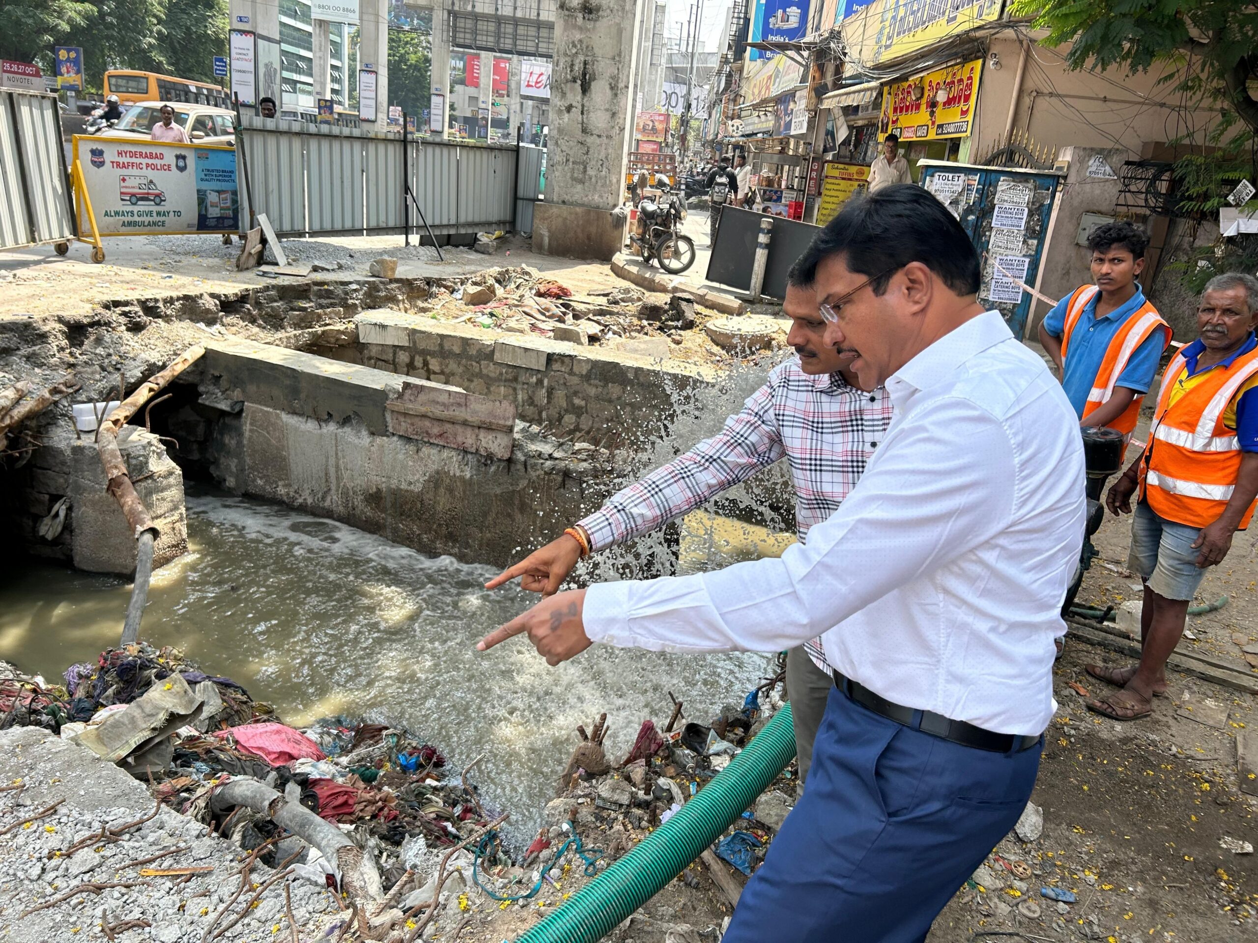 అమీర్‌పేట వరద ముప్పు హైడ్రా పరిష్కారం..!