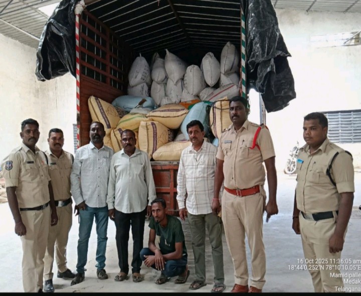 పీడీఎస్ బియ్యం పట్టివేత