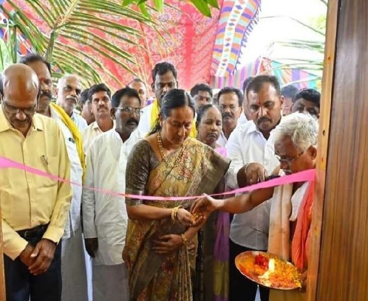 నూతన పాఠశాల భవనాన్ని ప్రారంభించిన జ్యోతి