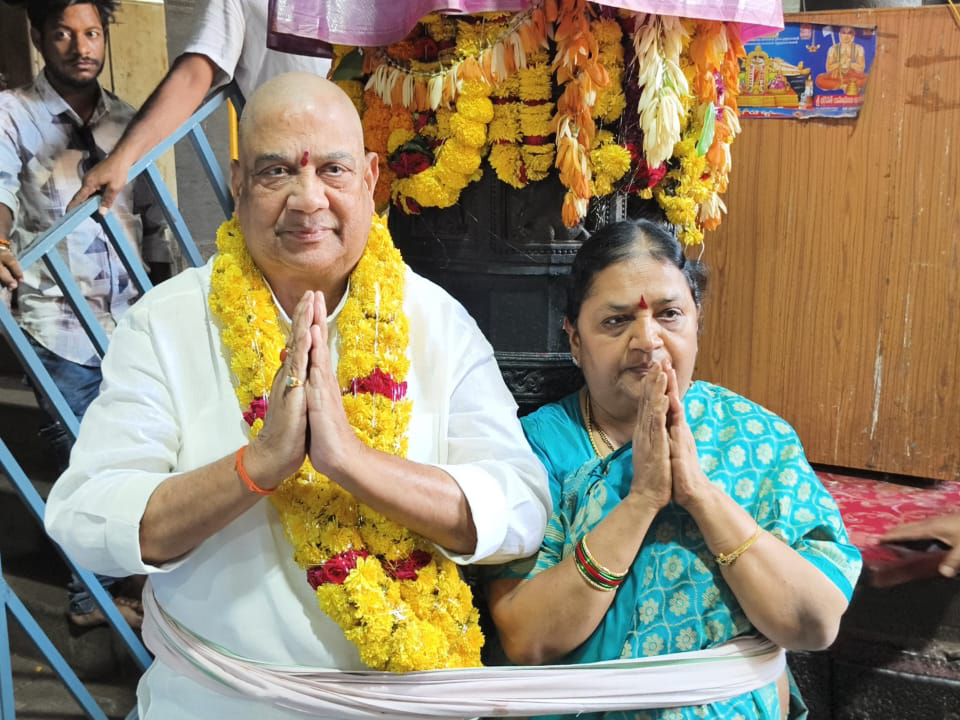 అప్పన్న సన్నిధిలో చీపురుపల్లి ఎమ్మెల్యే