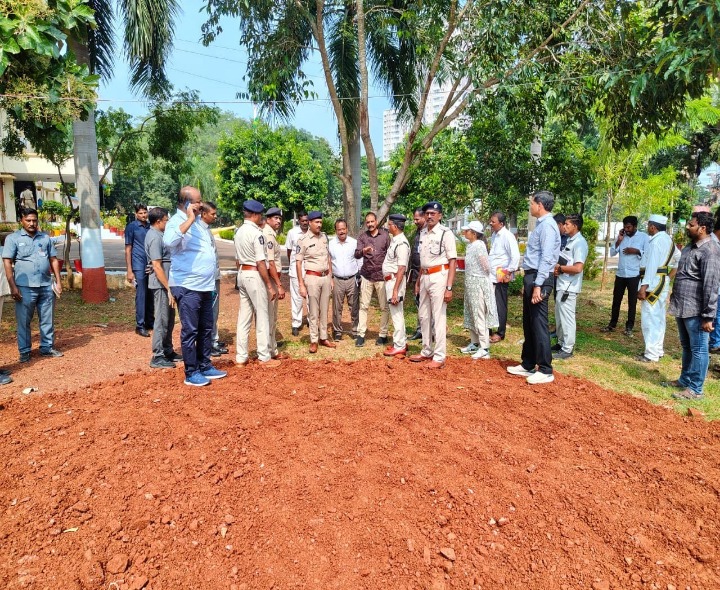 గ్రీవెన్స్ బందోబస్తును స్వయంగా పరిశీలించిన ఎస్పీ