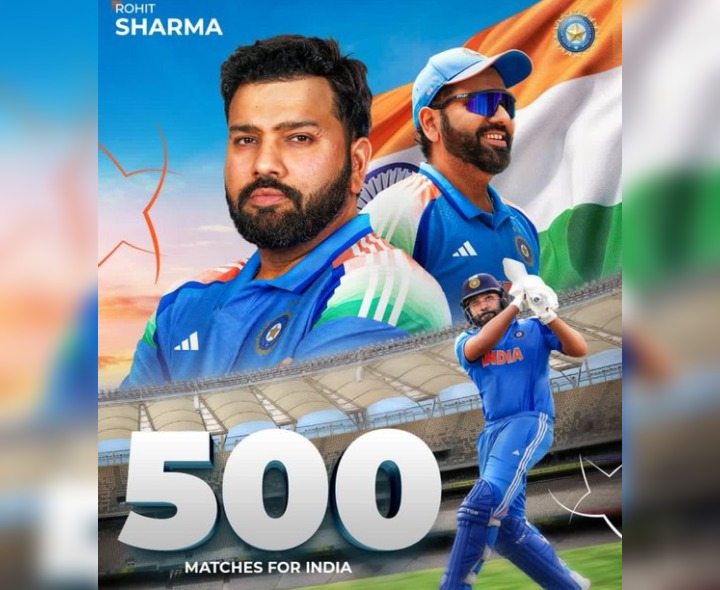 రోహిత్ శర్మ@500