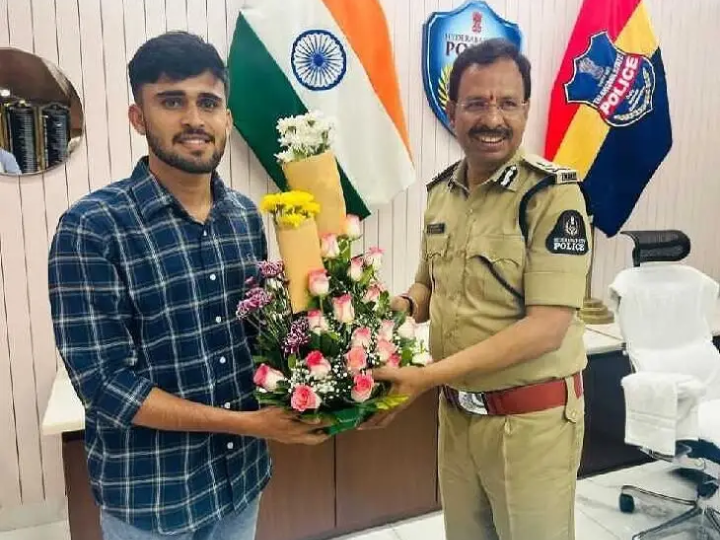 HYD CP సజ్జనార్‌ను కలిసిన మౌంటైనేర్ యశ్వంత్