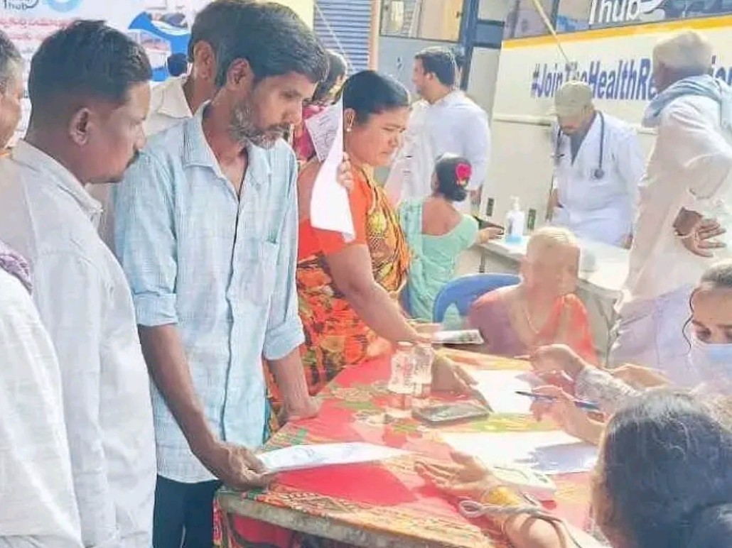 చల్లంపల్లిలో మొబైల్ హెల్త్ క్యాంప్