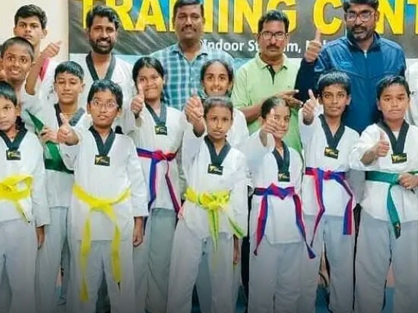 NLG : ‘తైక్వాండో క్రీడాకారులకు బెల్టుల ప్రదానం’