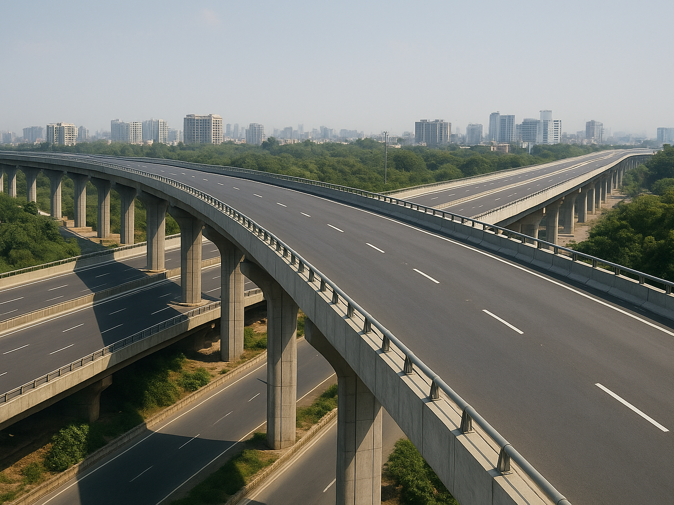 54 KM ఎలివేటెడ్ కారిడార్..ఇక ఆకాశంలో విహారింపులే..!