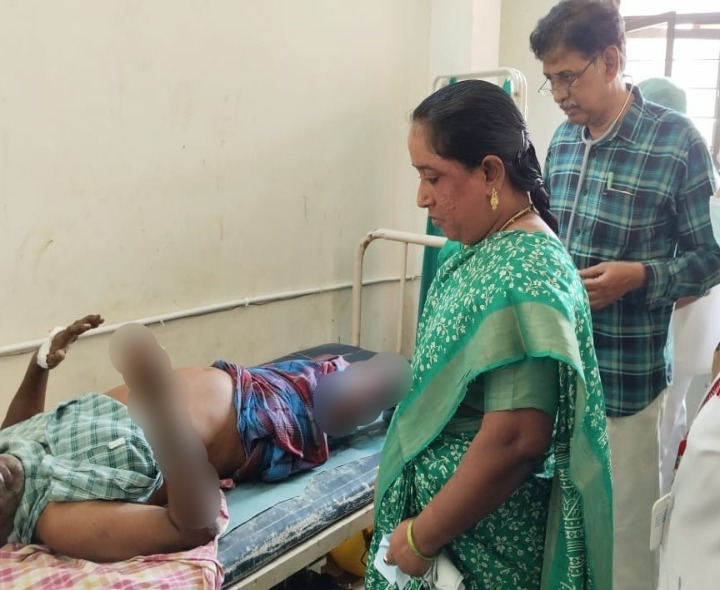 పేలుడు ఘటనలో గాయపడినవారిని పరామర్శించిన జడ్జీ