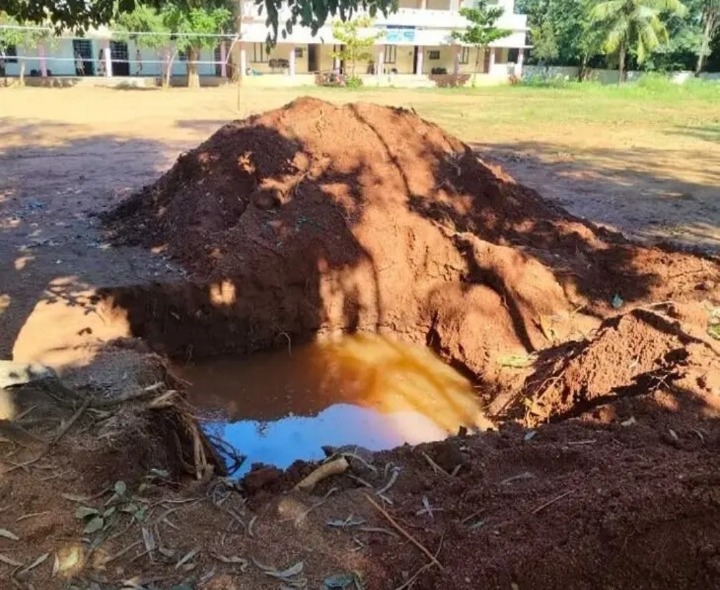 గుంత తవ్వి వదిలేసిన అధికారులు